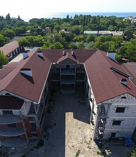 Гибкая черепица, серия STANDARD, коллекция СОТА, цвет Красный - 1